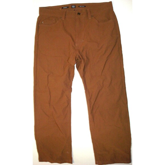 NWT New Mens Prana 36 x 30 Brion Pants II Hiking Casual Sepia Brown Rezion Recyc - Picture 3 of 7
